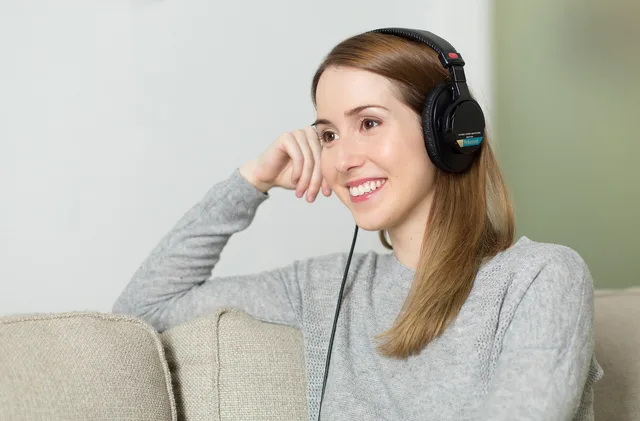 woman, headphones, music, girl, smile, happy, leisure, relaxation, sound, listening to music, portrait, headphones, headphones, music, music, music, music, music, smile. Comparing scheduling, approval and listening capabilities